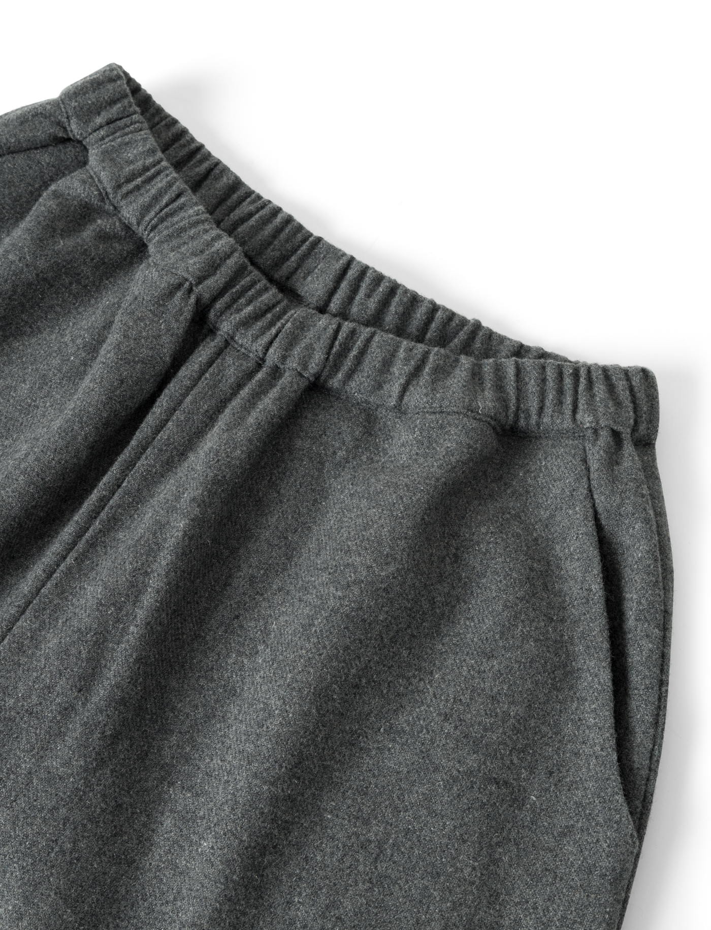 Bella Wool Pants - Dark Grey