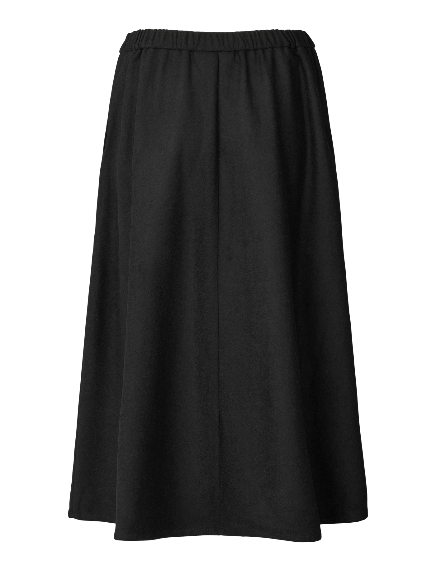 AGNES WOOL SKIRT - BLACK