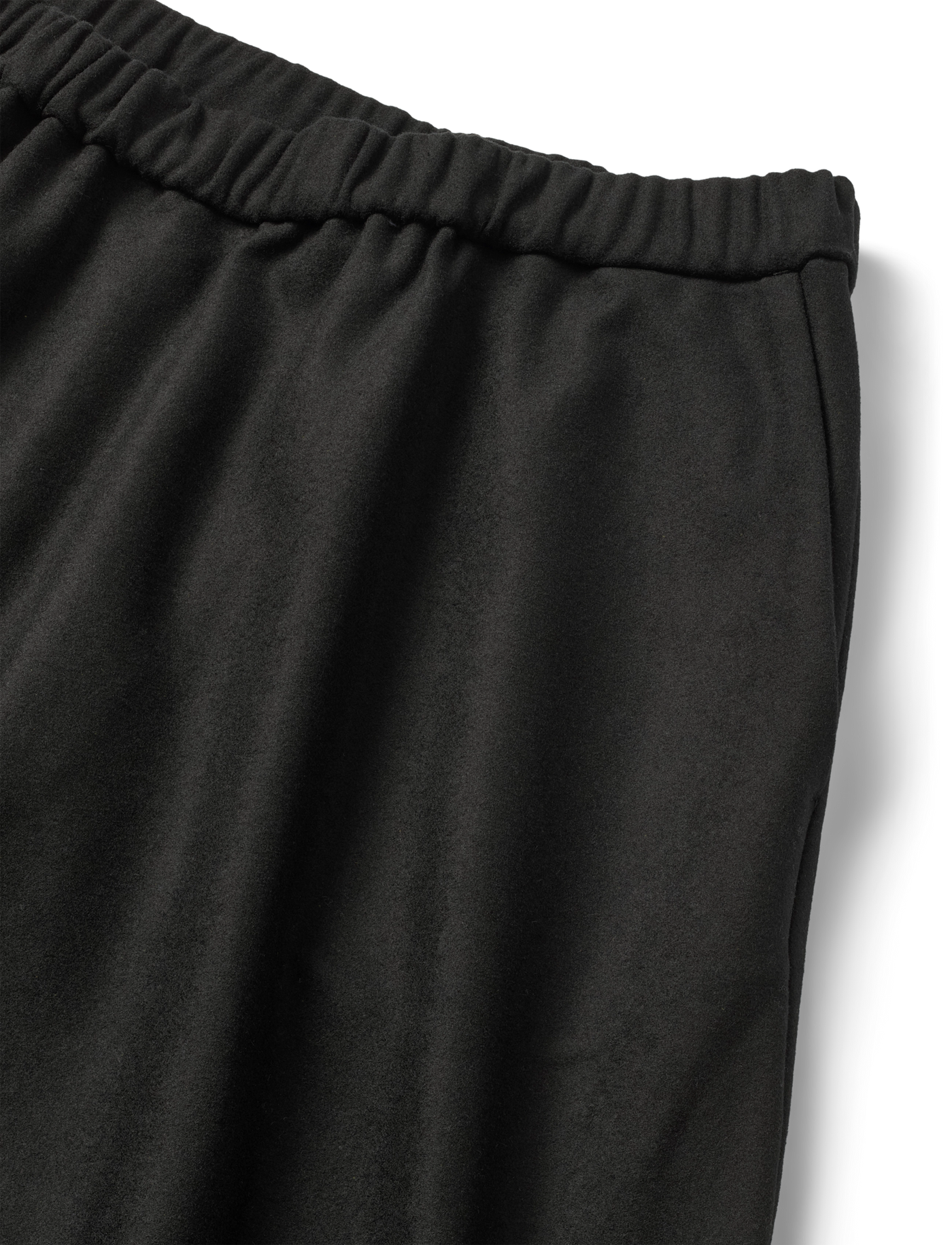AGNES WOOL SKIRT - BLACK