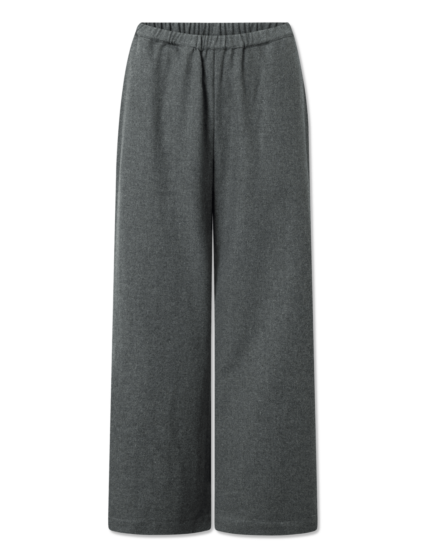 Bella Wool Pants -  DARK GREY