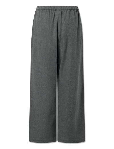 Bella Wool Pants -  DARK GREY