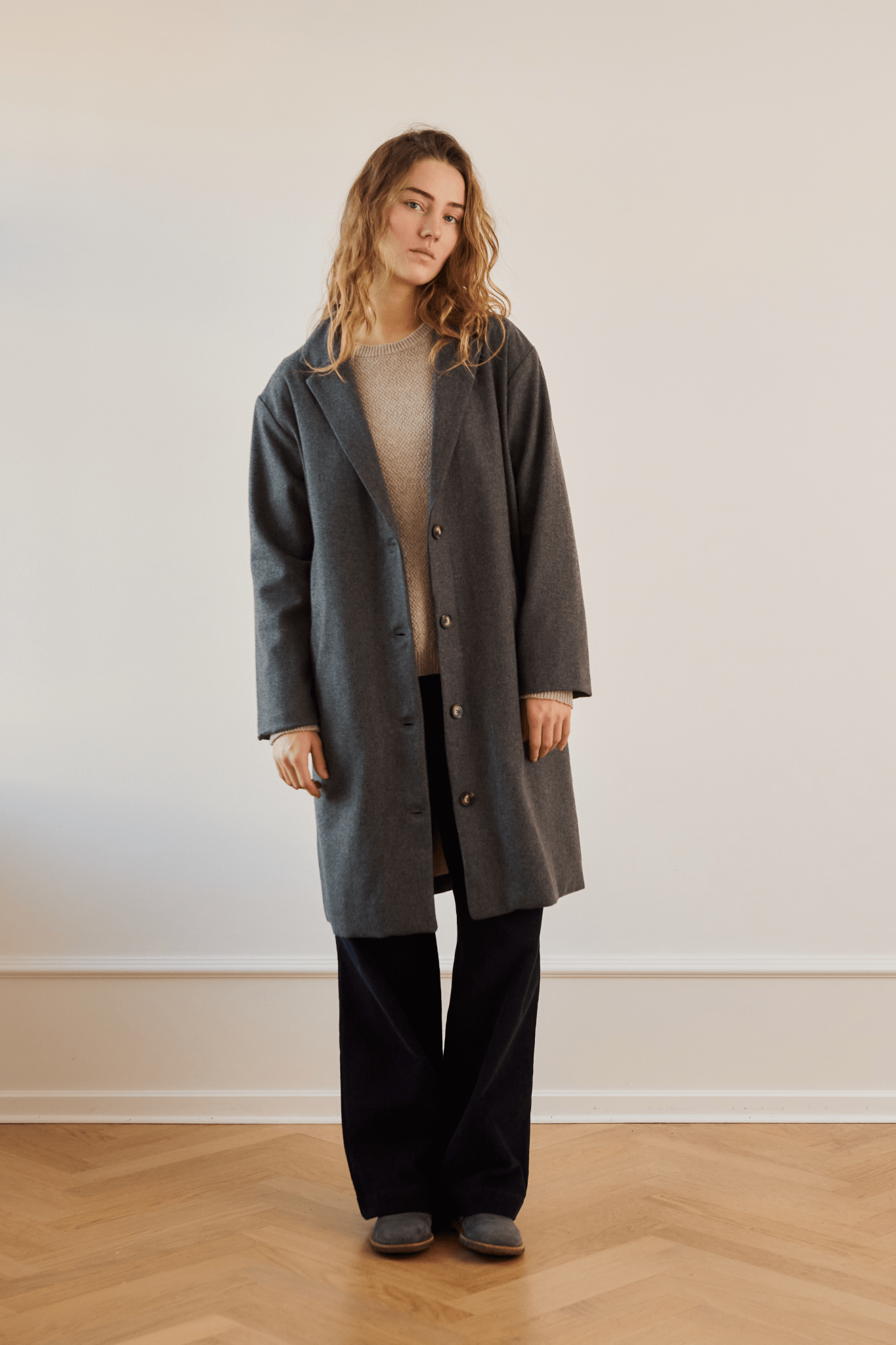 Carmina Coat - DARK GREY