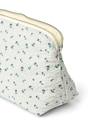 CELIA MINI TOILETRY BAG - SEERSUCKER - CLOUDY DAY