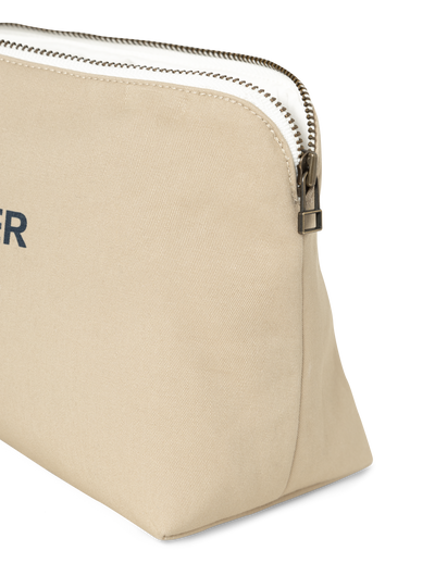 CELIA MINI TOILETRY BAG - SAND BEIGE