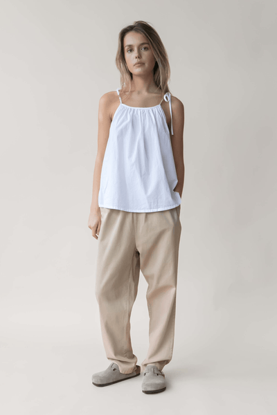 CARLA PANTS - SAND BEIGE