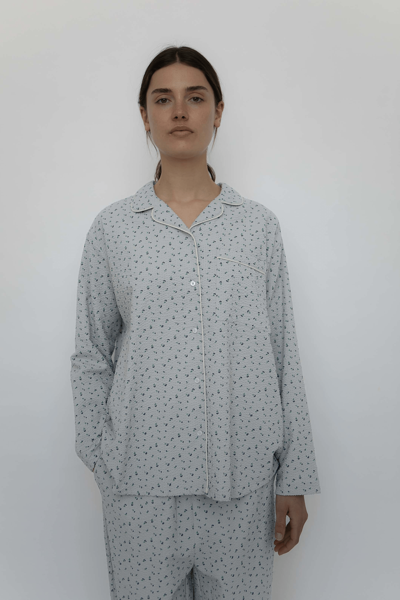 EDITH PAJAMA - SEERSUCKER - CLOUDY DAY