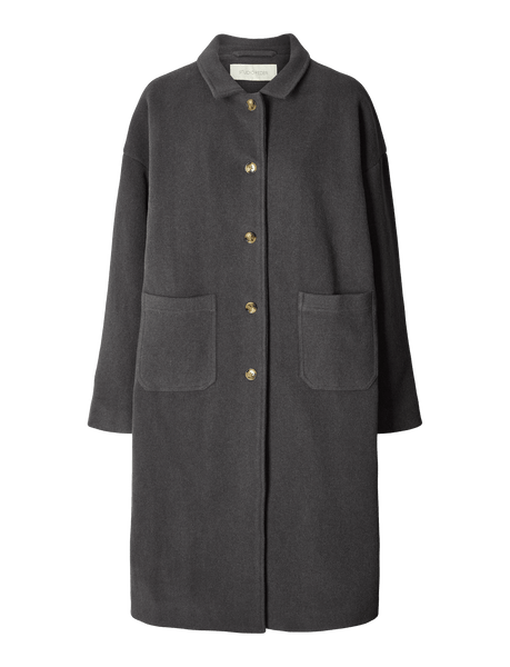 FELIX WOOL COAT - CHARCOAL – Studio Feder