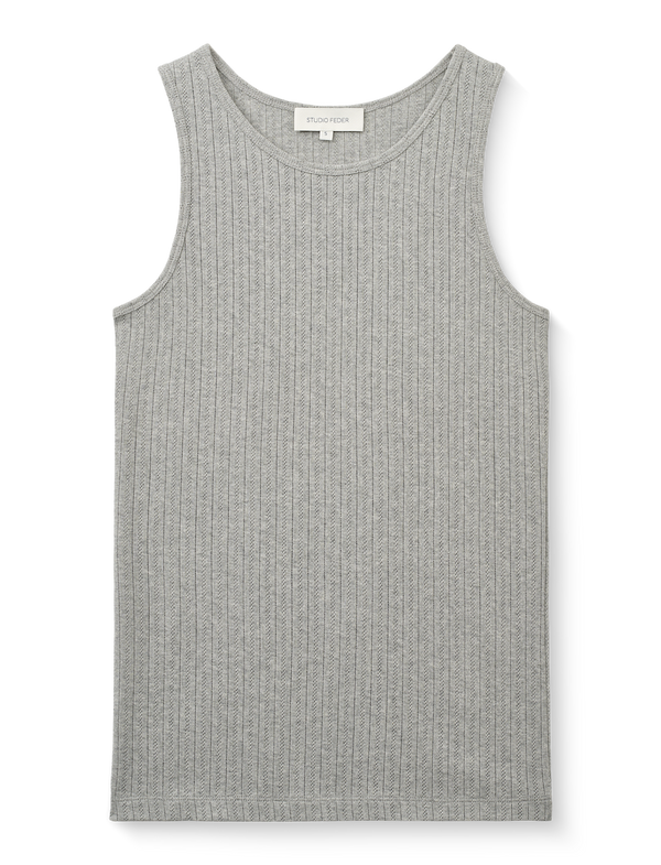 IRENE TOP - GREY MELANGE