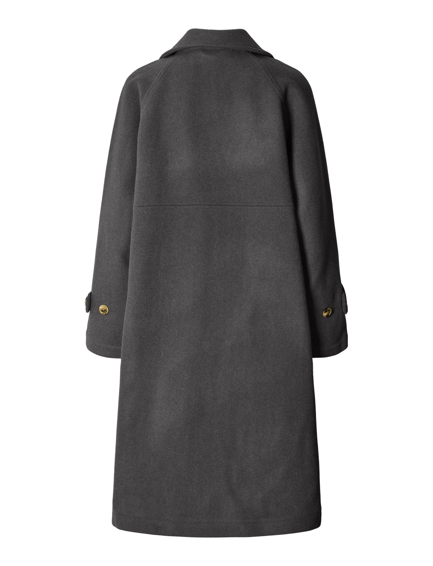 JOHANNE WOOL COAT - CHARCOAL