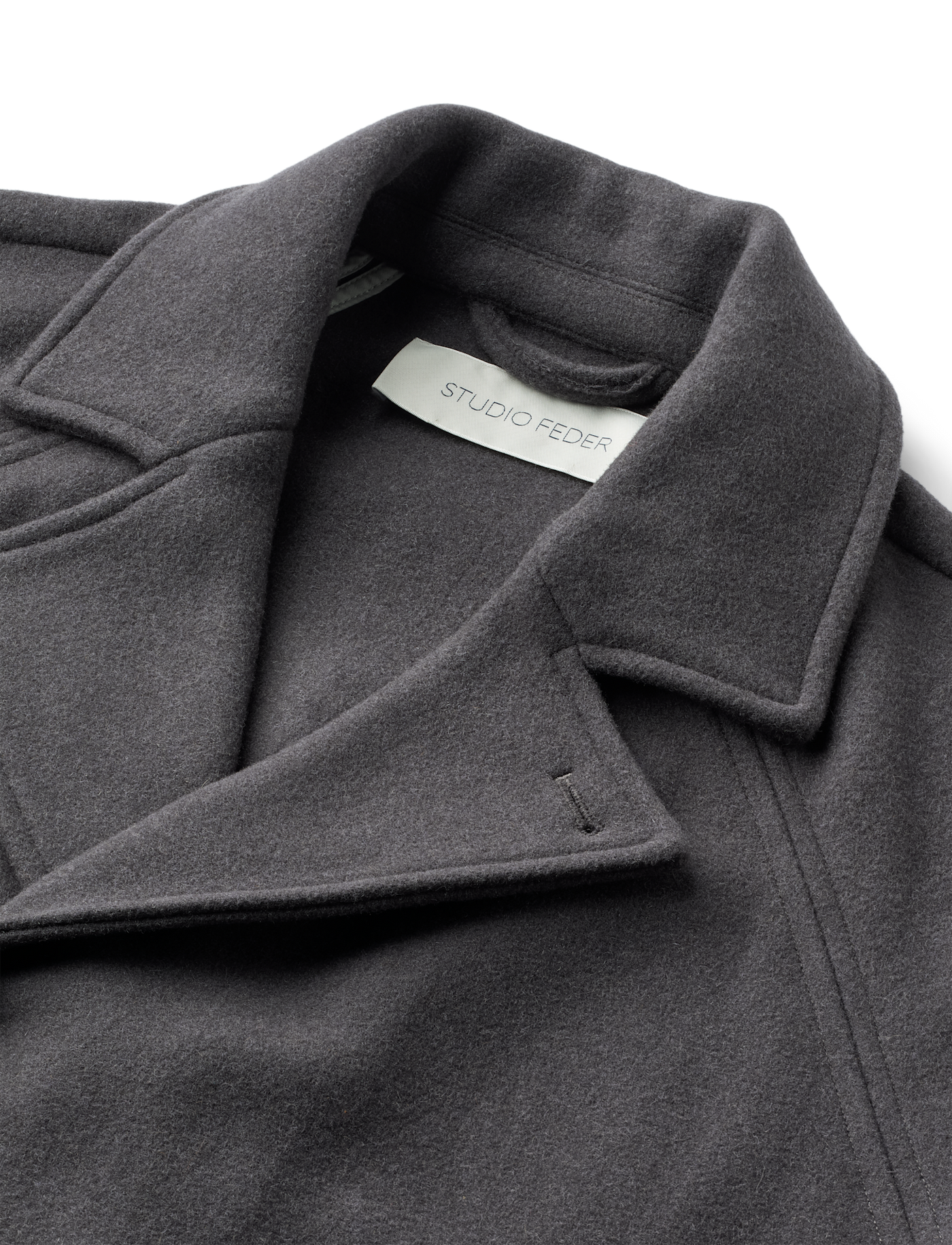 JOHANNE WOOL COAT - CHARCOAL