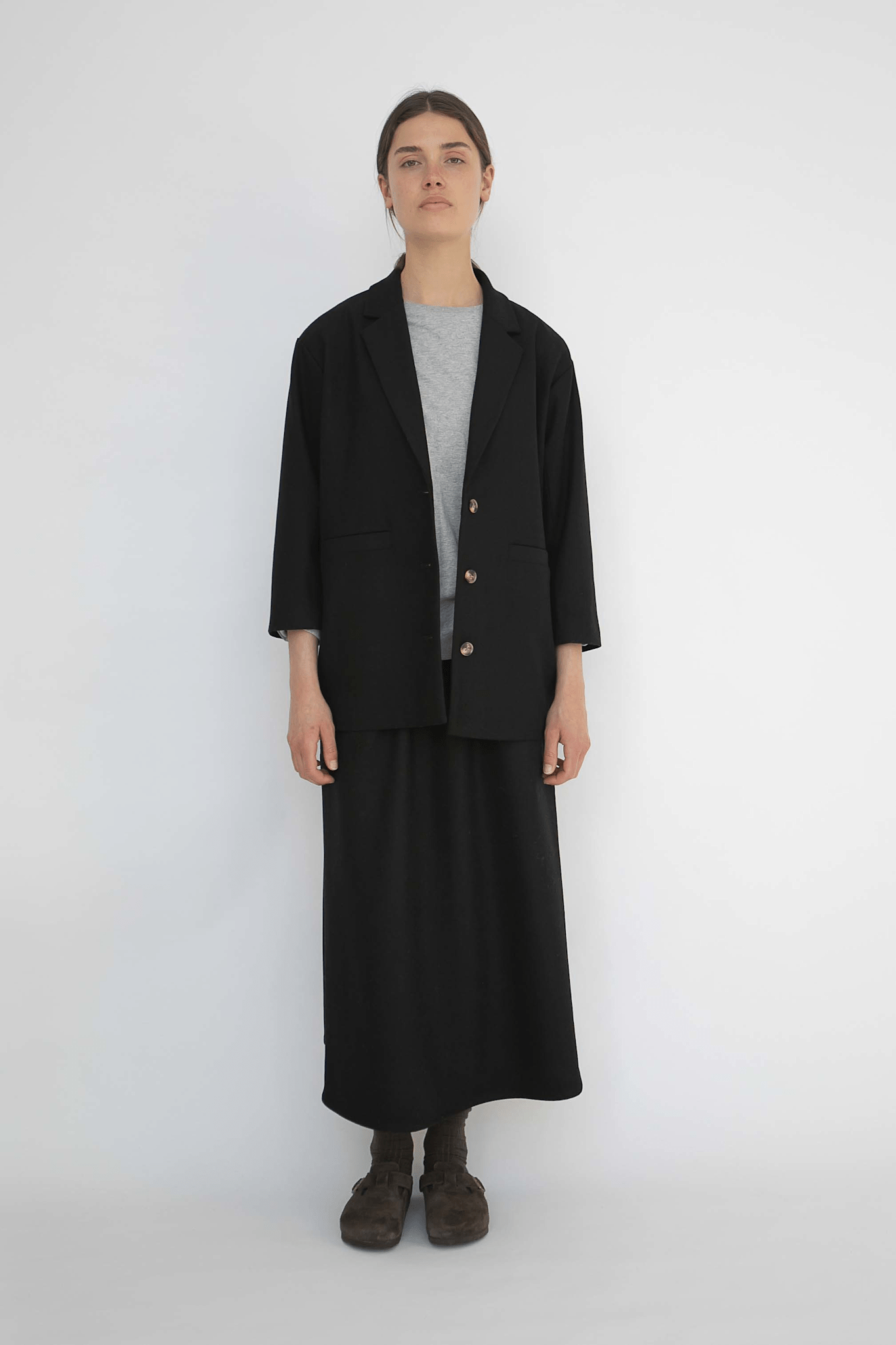 LUIS WOOL BLAZER - BLACK