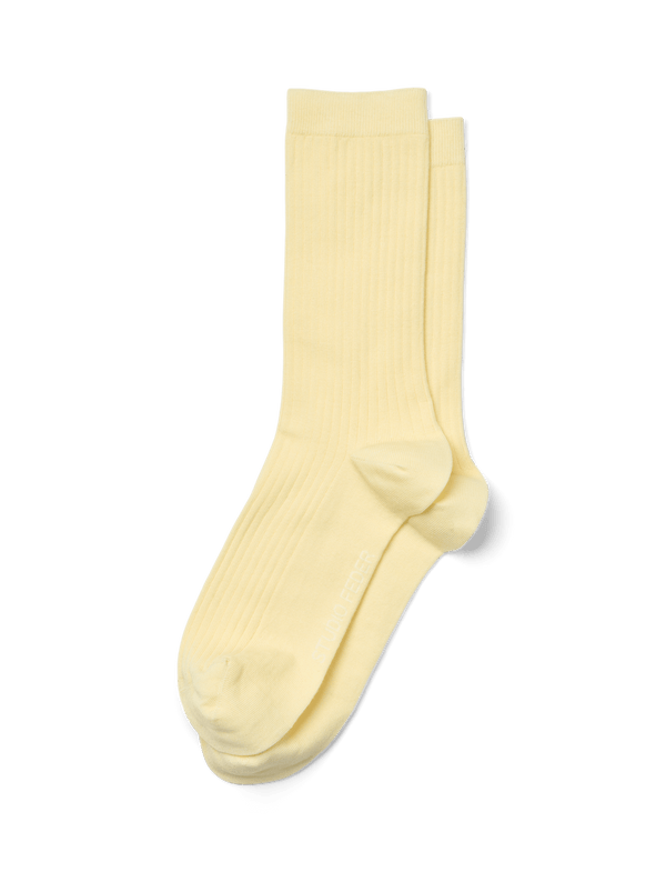 MINNA COTTON SOCK - LIGHT YELLOW