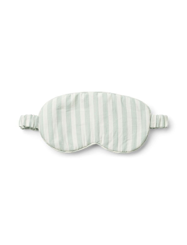 SELMA EYEMASK - SOFT MINT STRIPE