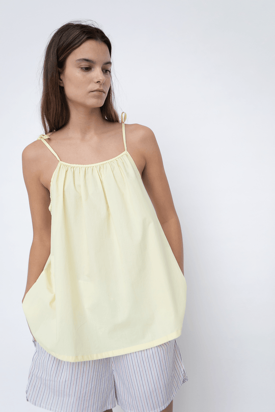 LIten Sheer Sculpture Tops(ミント) Iridescent V-Neck Chainmail Metal Tank Top – Isabel Moore