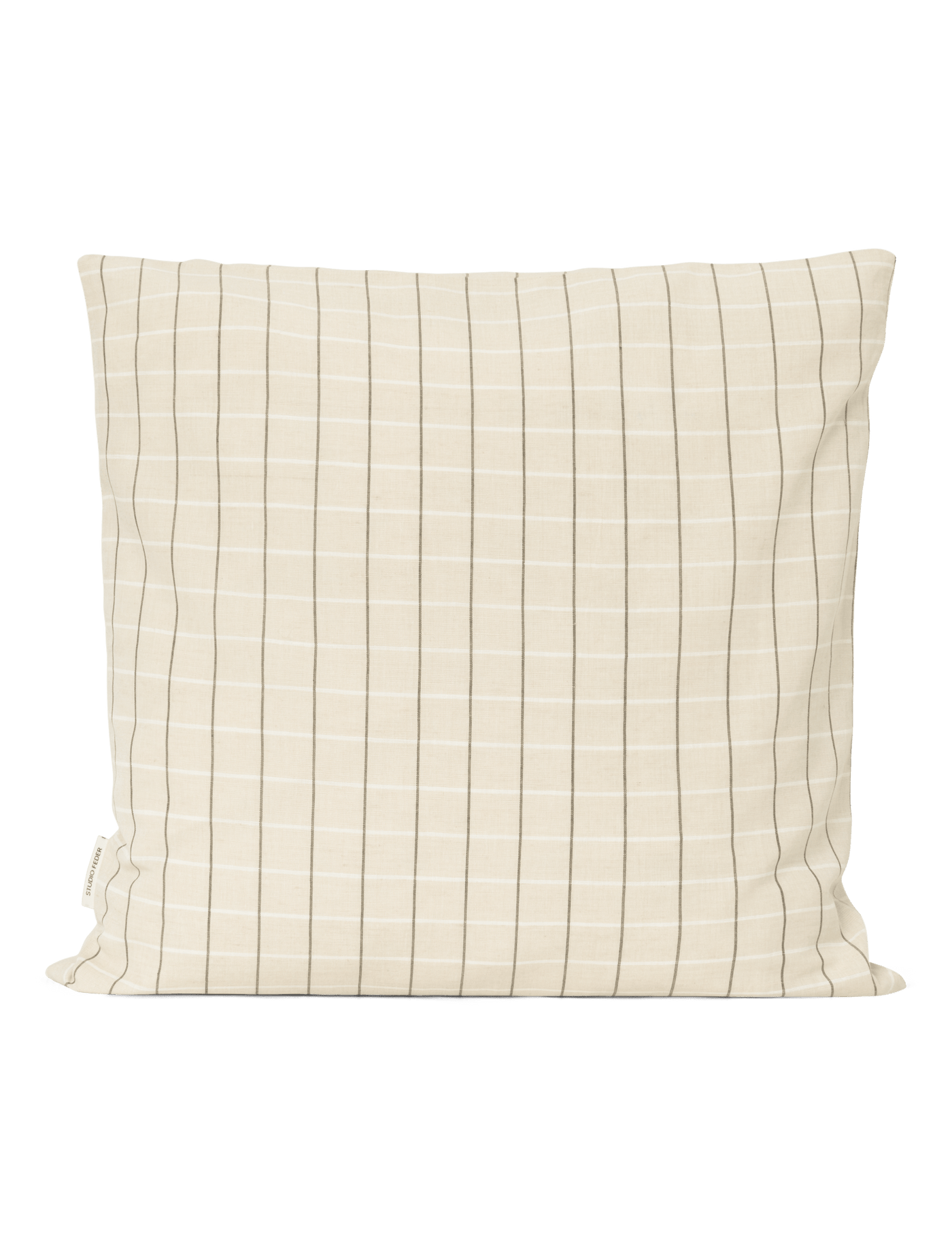 Sienna cushion - WINTER WHITE CHECK