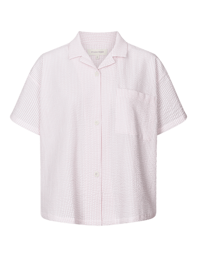 VICTORIA SHIRT - SEERSUCKER - BLOSSOM