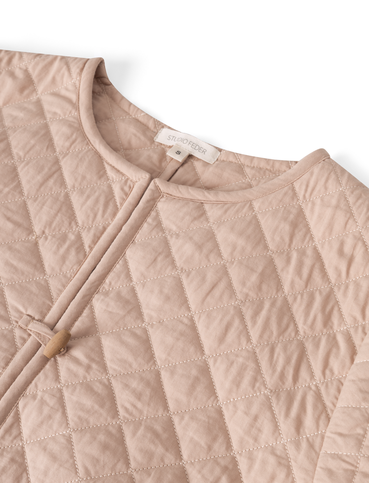 Lulu Quilted Jacket - SOFT ROSE