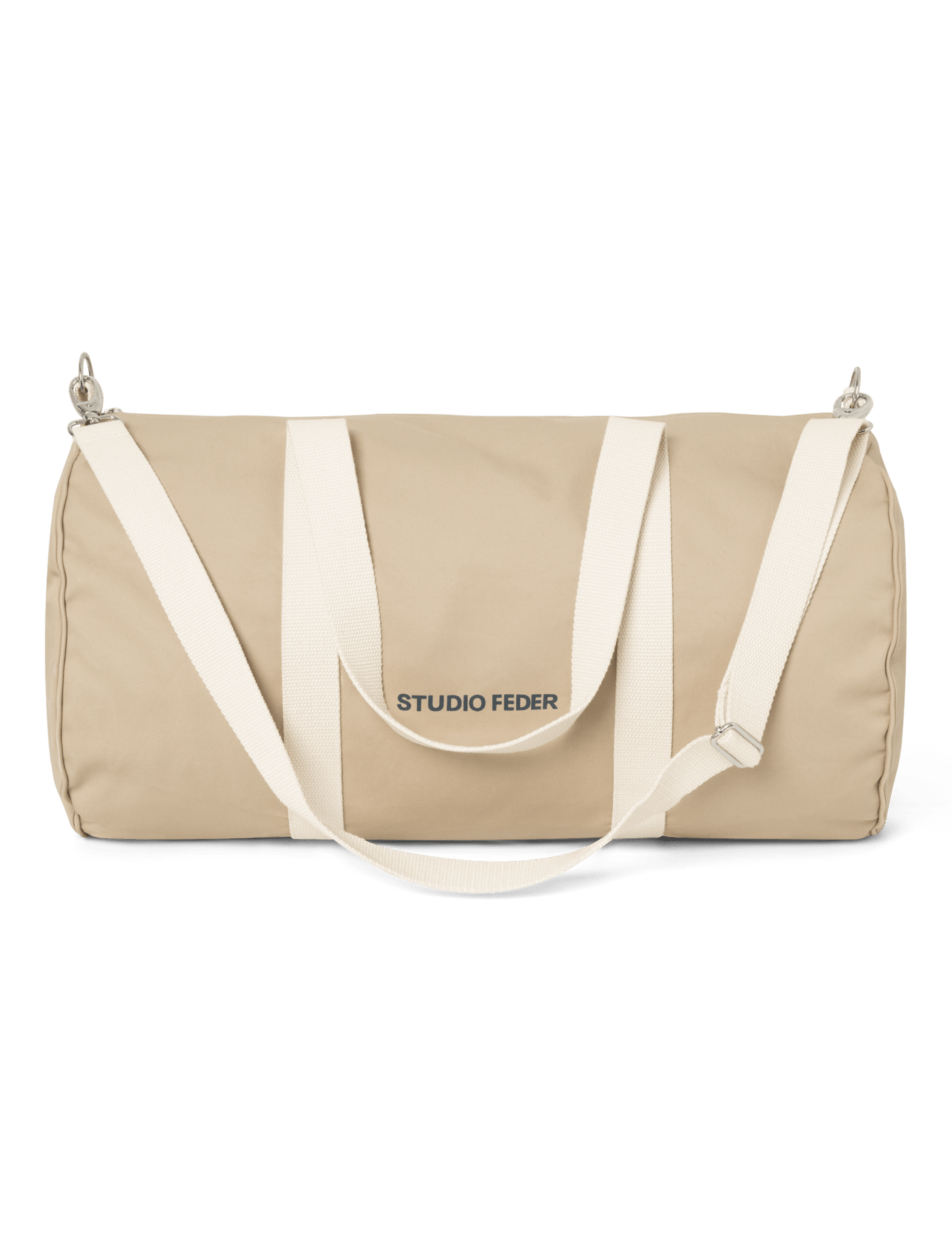 Beige duffle bag online