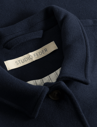 Felina wool jacket - NAVY