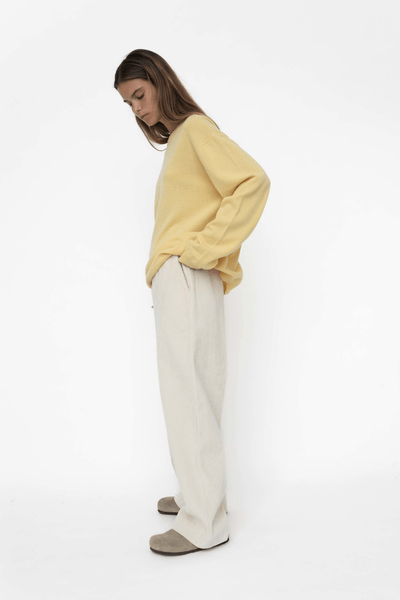 Bella corduroy pants - UNDYED