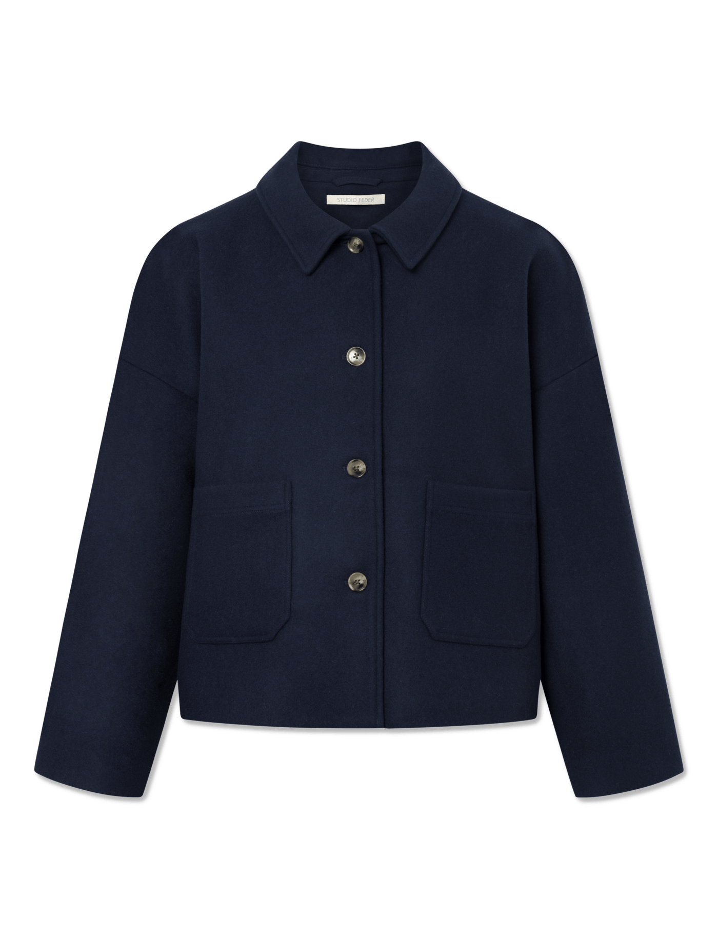 Felina wool jacket - NAVY