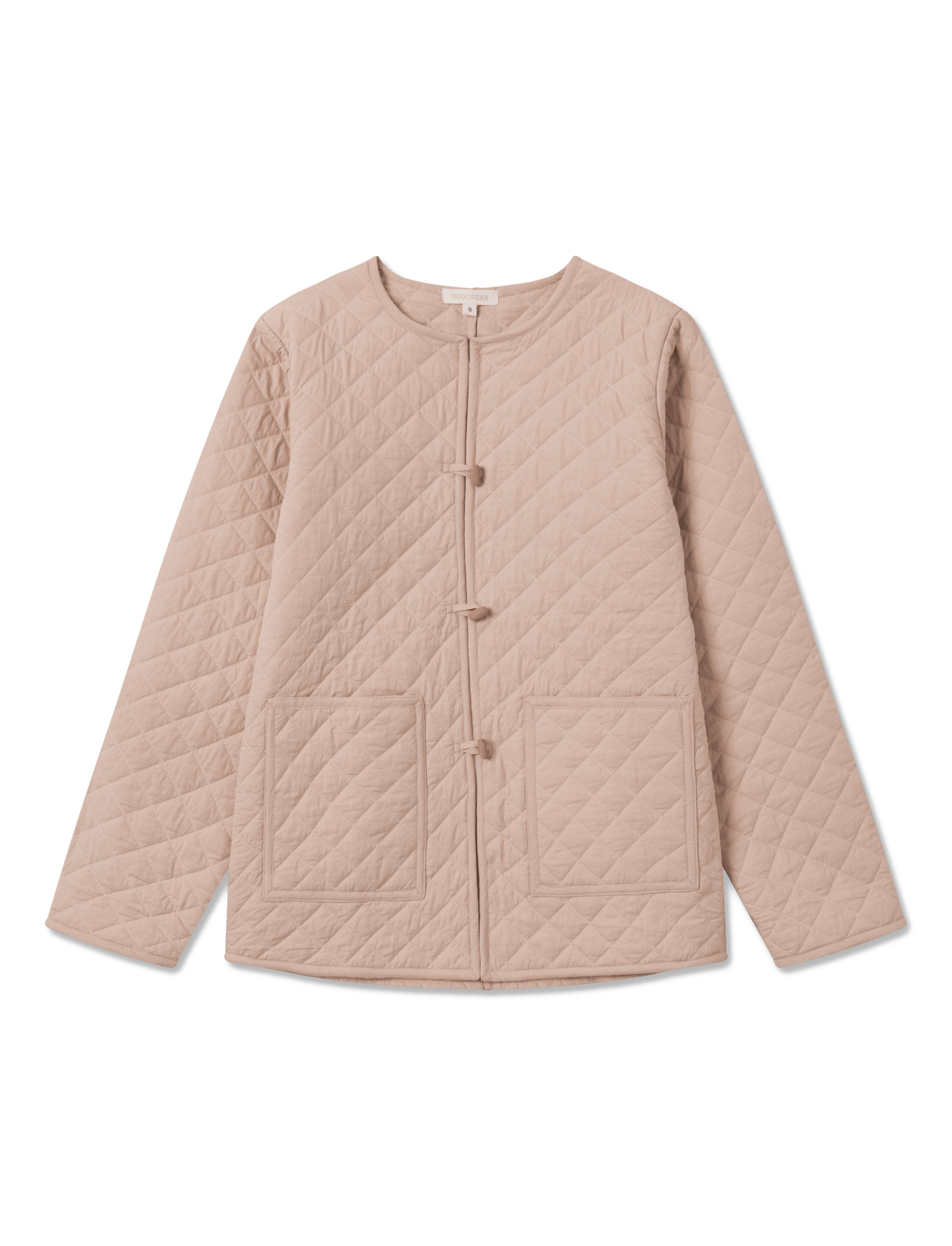 Lulu Quilted Jacket - SOFT ROSE