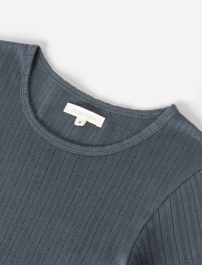 Gertrud T-Shirt - Steel Grey