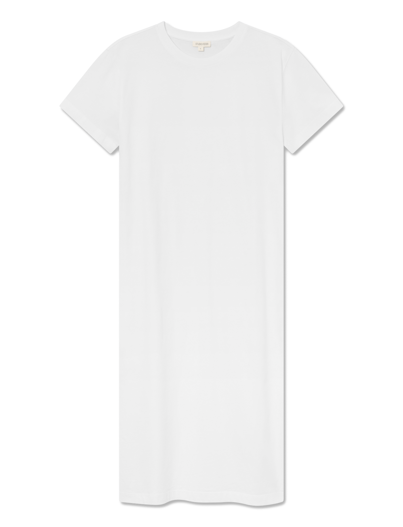 Maya T-shirt Dress - WHITE
