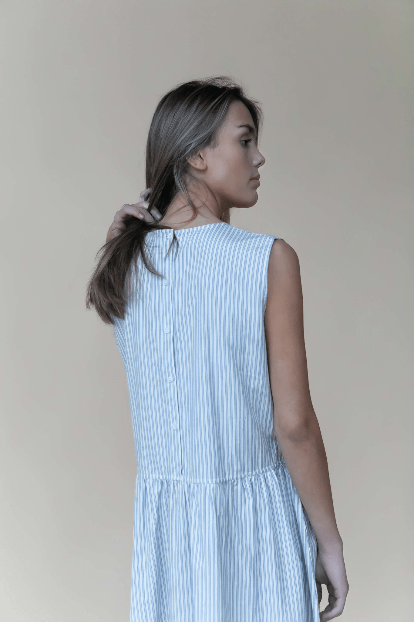 Noelle Dress - BEACH STRIPE