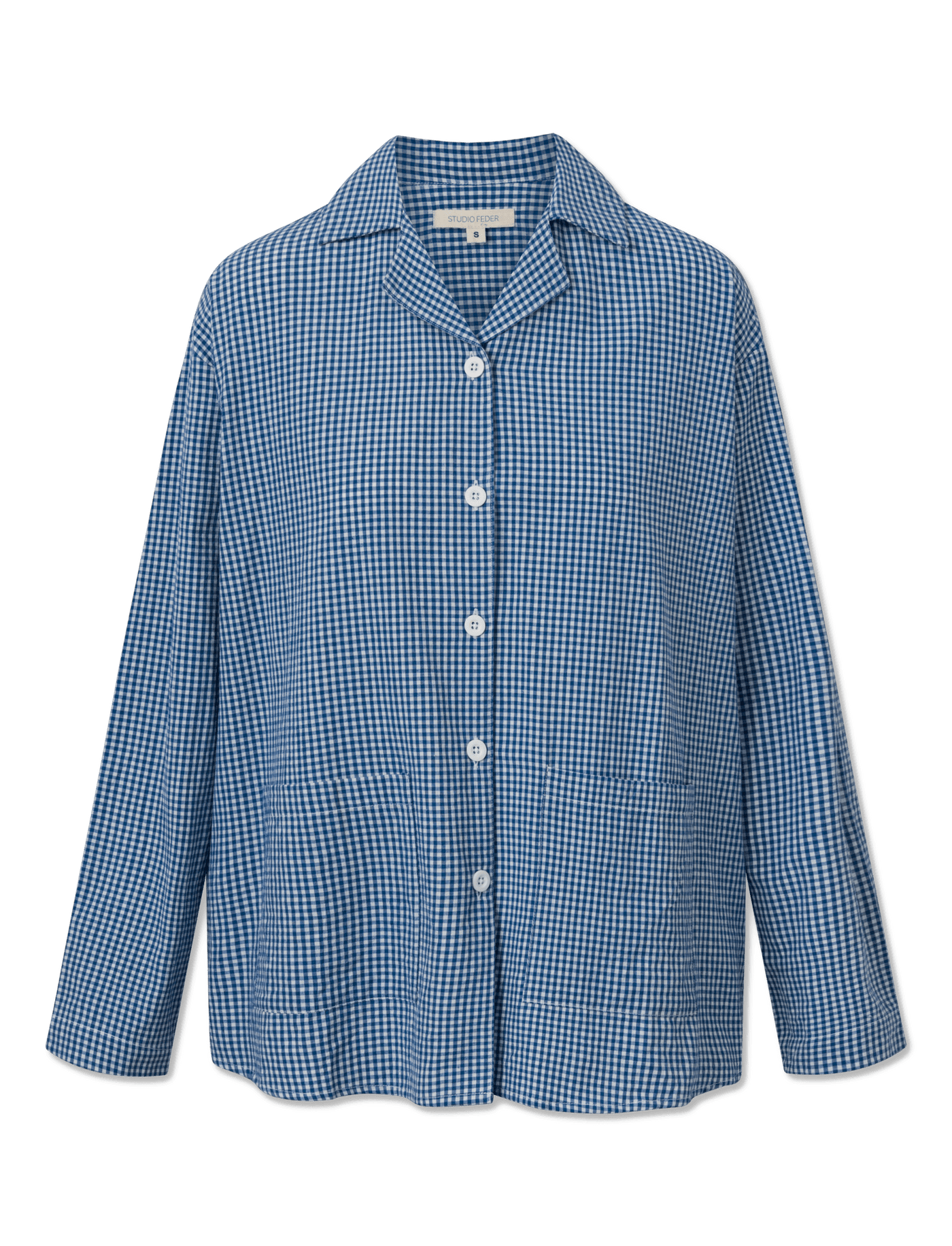 Silja Shirt - Gingham Mini Blue