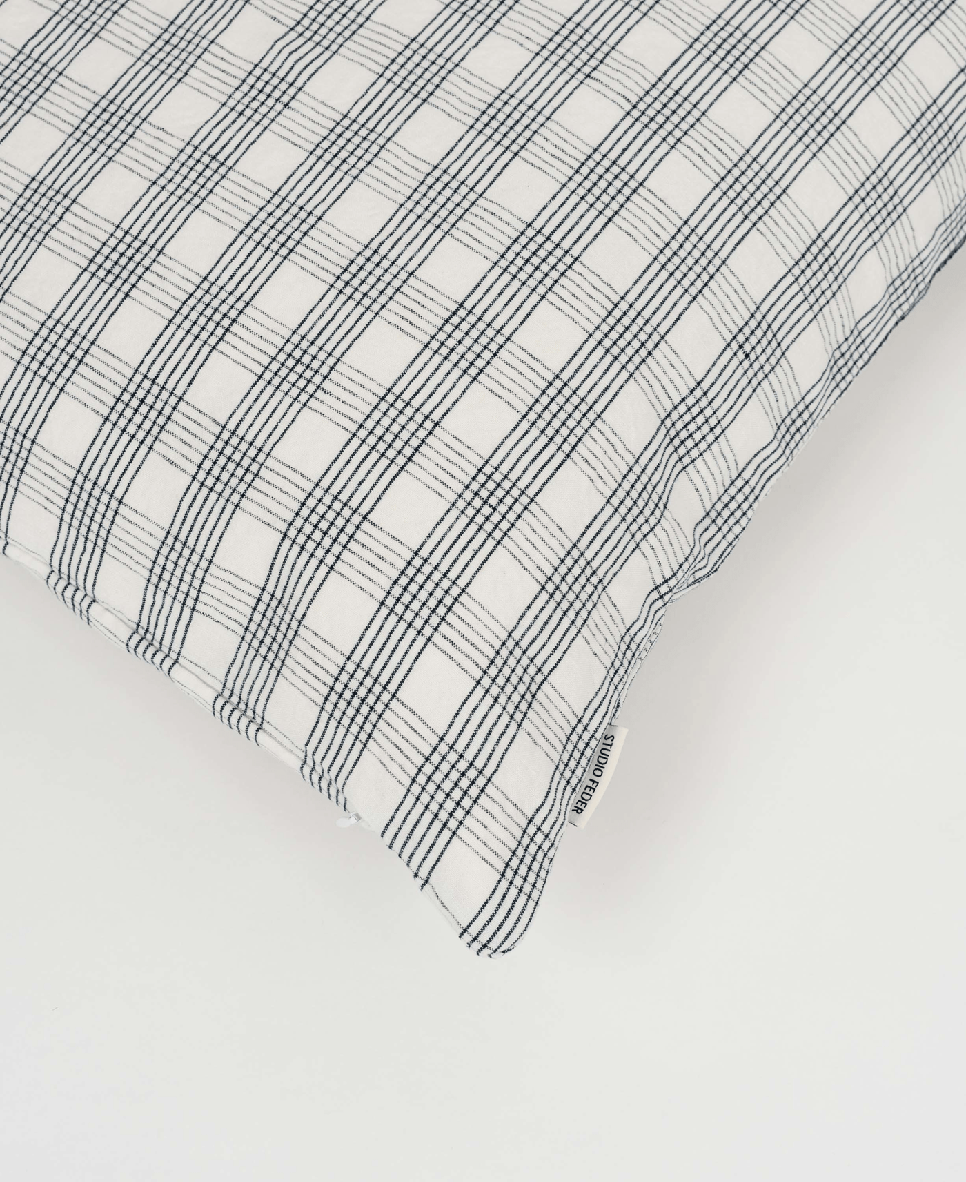 Sienna cushion - Creme Grid